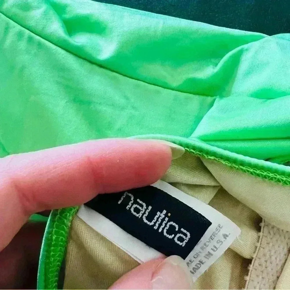 Vintage 1990’s  Nautica One Piece Swimsuit Neon - Picture 3 of 11